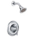 Moen T2132 Eva Collection Single Handle Posi-Temp Pressure Balanced Shower Trim with Shower Head from the in Chrome