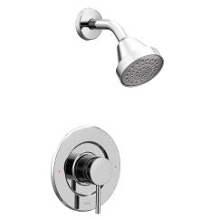 Moen T2192 Align Collection Single Handle Posi-Temp Pressure Balanced Shower Trim with 2.5 GPM Shower Head  in Chrome