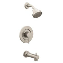 Load image into Gallery viewer, Moen T2193 Align Collection Posi-Temp Pressure Balanced Tub and Shower Trim with 2.5 GPM in Brushed Nickel
