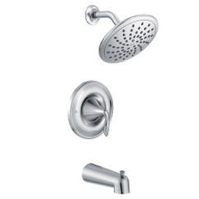 Load image into Gallery viewer, Moen T2233EP Eva Tub and Shower Trim Package with Single Function Shower Head in Chrome

