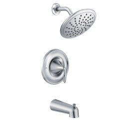Moen T2233EP Eva Tub and Shower Trim Package with Single Function Shower Head in Chrome