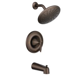 Moen T2233EP Eva Tub and Shower Trim Package with Single Function Shower Head in Oil Rubbed Bronze