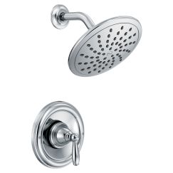 Moen T2252EP Brantford Shower Only System with Rainshower Showerhead without Valve in Chrome
