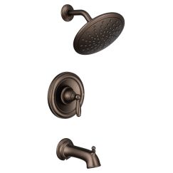 Moen T2253EP Brantford Tub Shower Faucet System with Rainshower Showerhead  in Oil Rubbed Bronze