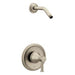 Moen Belfield Shower Trim Package with Posi-Temp Pressure Balancing Valve Technology in Brushed Nickel