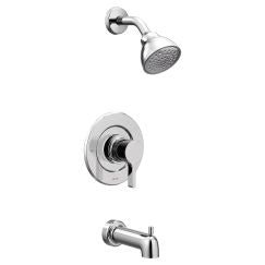 Moen Vichy One Handle Eco-Performance Posi-Temp Tub and Shower Faucet Trim Kit in Chrome