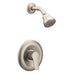 Moen Method Single Handle Posi-Temp Pressure Balanced Shower Trim with Eco-Performance Shower Head in Brushed Nickel