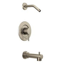 Load image into Gallery viewer, Moen T3293NH Align Moentrol One Handle Tub and Shower Faucet Trim Kit in Brushed Nickel
