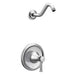 Moen Belfield Shower Trim Package with Moentrol Pressure Balancing Valve Technology - Less Shower Head in Chrome