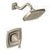 Moen Voss Single Handle 1-Spray Moentrol Shower Faucet Trim Kit with Valve in Brushed Nickel