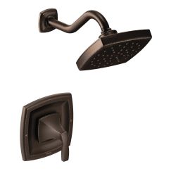 Moen Voss Single Handle 1-Spray Moentrol Shower Faucet Trim Kit with Valve in Oil Rubbed Bronze