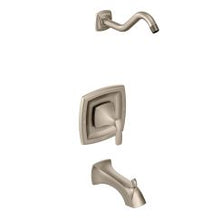 Load image into Gallery viewer, Moen T3693NH Voss Moentrol One Handle Tub and Shower Faucet Trim Kit in Brushed Nickel
