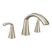 Moen T373 Glyde Two Handle High-Arc Roman Tub Faucet in Brushed Nickel