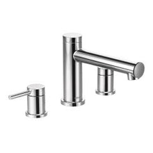 Load image into Gallery viewer, Moen T393 Align Two Handle Deck Mount Roman Tub Faucet Trim Kit in Chrome
