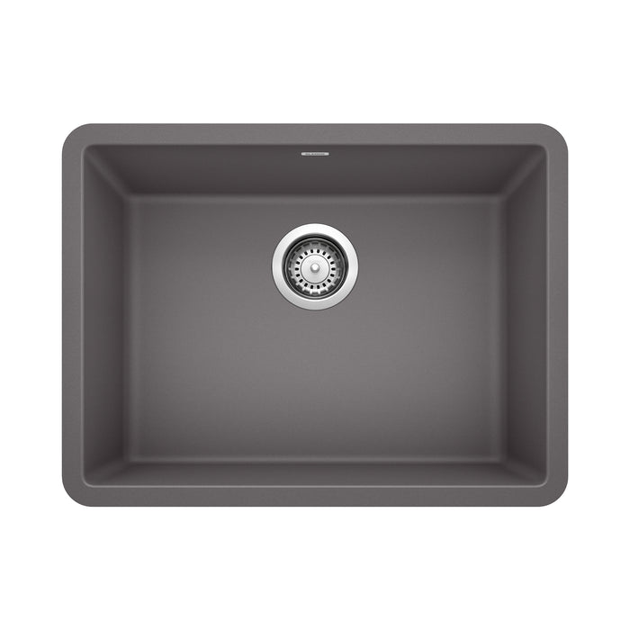 BLANCO 522412 Precis 24" Single Bowl Kitchen Sink - Cinder