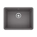 BLANCO 522412 Precis 24" Single Bowl Kitchen Sink - Cinder