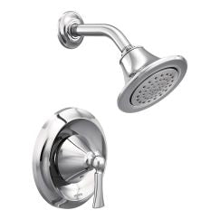 Moen Wynford Single Handle 1-Spray Posi-Temp Shower Faucet Trim Kit in Chrome
