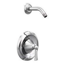 Load image into Gallery viewer, Moen T4502NH Wynford Single Handle Posi-Temp Pressure Balanced Shower Trim and Shower Arm Only (Less Valve) in Chrome
