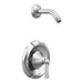 Moen T4502NH Wynford Single Handle Posi-Temp Pressure Balanced Shower Trim and Shower Arm Only (Less Valve) in Chrome