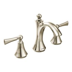Moen T4520 Wynford 8" Widespread Two Handle High-Arc Bathroom Faucet in Polished Nickel