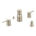 Moen Align Two Handle Bidet Faucet Trim Kit with Valve in Brushed Nickel