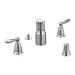 Moen Brantford Two Handle Bidet Faucet Trim Kit with Valve in Chrome