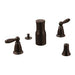 Moen Brantford Two Handle Bidet Faucet Trim Kit with Valve in Oil Rubbed Bronze