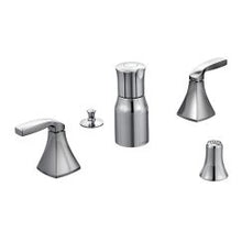 Load image into Gallery viewer, Moen T5269 Voss Two Handle Bidet Faucet Trim Kit with Valve in Chrome
