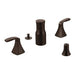Moen T5269 Voss Two Handle Bidet Faucet Trim Kit with Valve in Oil Rubbed Bronze