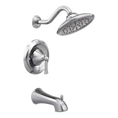 Moen Wynford Single Handle 1-Spray Moentrol Tub and Shower Faucet Trim Kit in Chrome