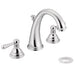 Moen T6125 Kingsley 8" Widespread Two Handle High-Arc Bathroom Faucet Trim Kit in Chrome