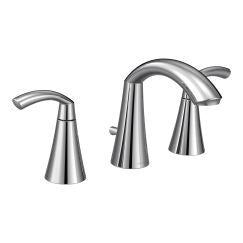 Moen T6173 Glyde 8" Widespread Two Handle High-Arc Bathroom Faucet in Chrome