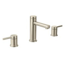 Load image into Gallery viewer, Moen T6193 Align 8&amp;quot; Widespread Two Handle Bathroom Faucet Trim Kit in Brushed Nickel
