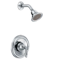 Moen T62152EP Brantford Posi-Temp Pressure Balanced Tub and Shower Trim with 1.75 GPM Shower Head and Tub Spout in Chrome