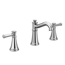 Load image into Gallery viewer, Moen T6405 Belfield 8&amp;quot; Widespread Two Handle Bathroom Faucet in Chrome
