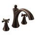Moen T657 Wynford Two Handle Non Diverter Roman Tub Faucet in Oil Rubbed Bronze