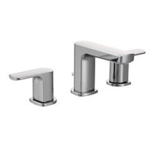 Load image into Gallery viewer, Moen T6920 Rizon Double - Handle Widespread Low Arc Bathroom Faucet in Chrome

