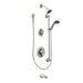 Moen T8343EP15 Posi-Temp Pressure Balanced Tub and Shower Trim with 1.5 GPM Hand Shower, Slide Bar and Tub Spout in Classic Brushed Nickel