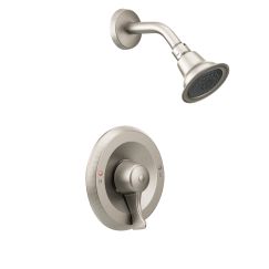 Moen T8375 Commercial 2.5 GPM Single Handle Posi-Temp Pressure Balanced Shower Trim in Classic Brushed Nickel