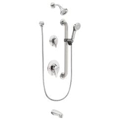 Moen T9343GBM15 Commercial Posi-Temp Transfer All - Metal Trim Kit in Chrome/Stainless