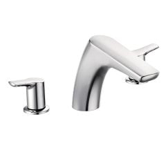 Moen T986 Method Two Handle Low Arc Roman Tub Faucet in Chrome
