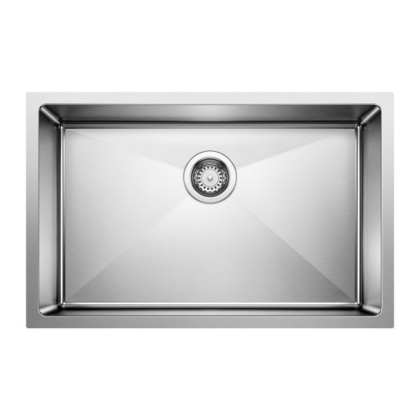 BLANCO 443048 Quatrus R0 28" Single Bowl Kitchen Sink