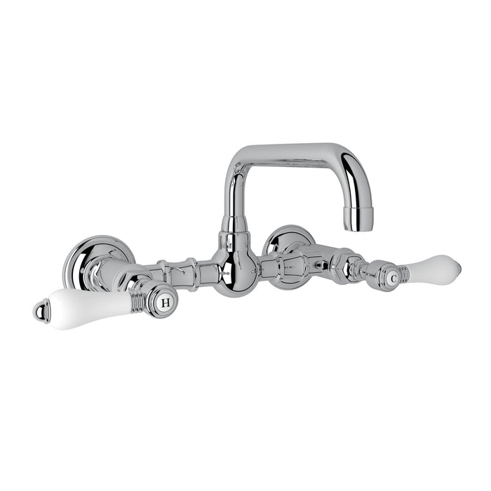 ROHL Acqui® Wall Mount Bridge Lavatory Faucet With U-Spout