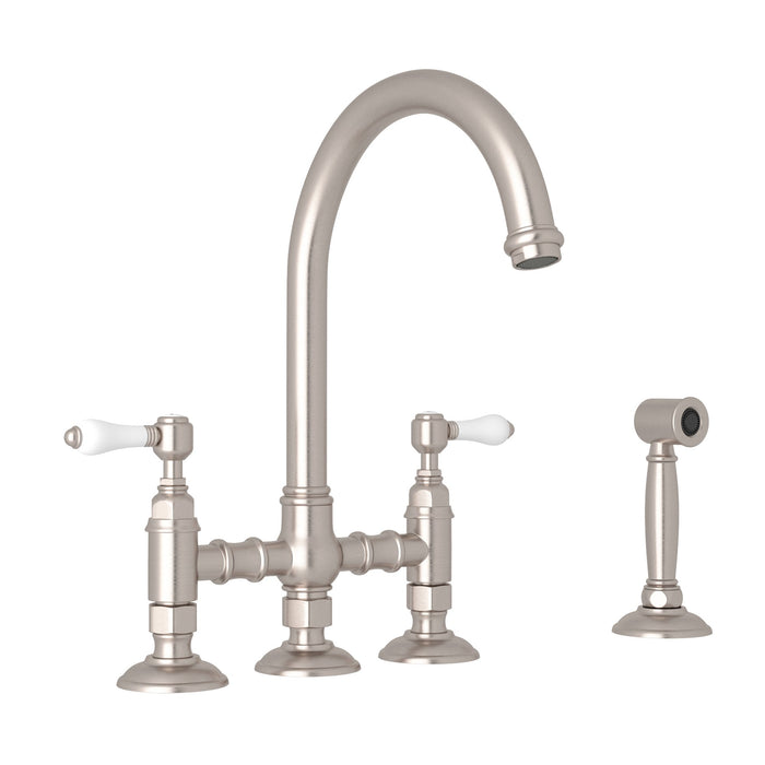ROHL San Julio® Bridge Kitchen Faucet With Side Spray