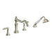 Moen TS21104 Weymouth Two Handle Diverter Roman Tub Faucet Includes Hand Shower in Brushed Nickel