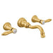 Moen Two-Handle Wall Mount Bathroom Faucet