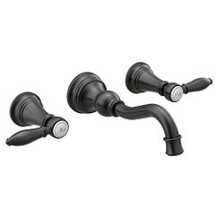 Moen Two-Handle Wall Mount Bathroom Faucet