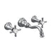 Moen TS42112 Weymouth Two Handle High Arc Wall Mount Bathroom Faucet in Chrome
