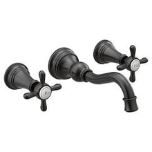 Load image into Gallery viewer, Moen TS42112 Two-Handle Wall Mount Bathroom Faucet
