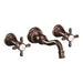 Moen TS42112 Weymouth Two Handle High Arc Wall Mount Bathroom Faucet in Oil Rubbed Bronze